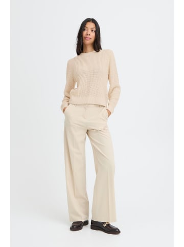 b. young BMMNIRA ONECK KNIT JUMPER Straight fit in Oatmeal
