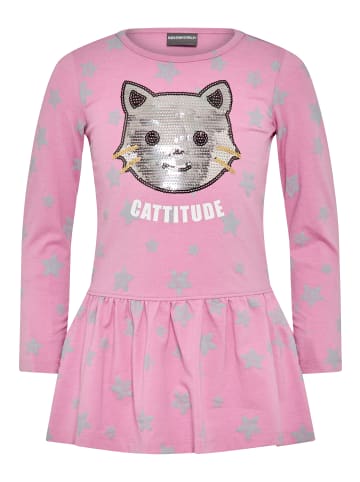 Kidsworld Jerseykleid in rosa gemustert