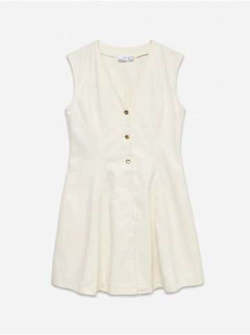 Vero Moda Jeanskleid in Ecru