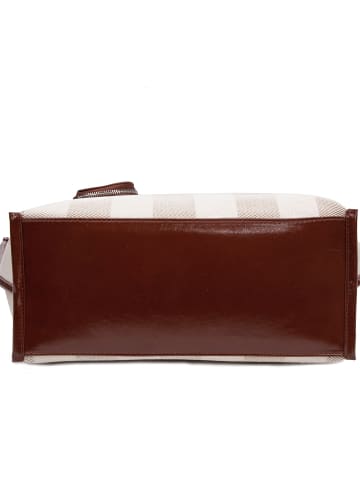 DIANA Shopper Tasche in LEATHER AND GREY