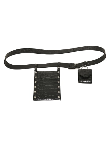 Urban Classics Belt in black/silver