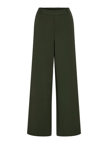 Vila Wide Leg Hose in Kombu Green