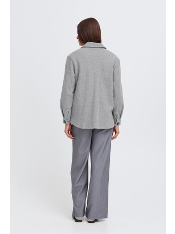 b. young Jacke BYBONDY Loose fit in Mid Grey Melange
