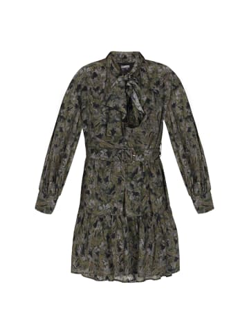 DreiMaster Vintage Women Dress in black flower