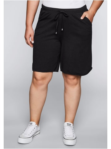 sheego Bermudas in schwarz