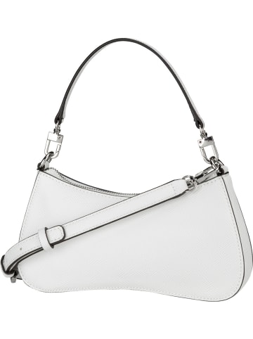 Guess Abendtasche Liona Mini Top Zip Shoulder Bag in White