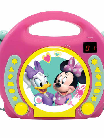 LEXIBOOK® Minnie Mouse Tragbarer CD-Player mit 2 Mikrofonen