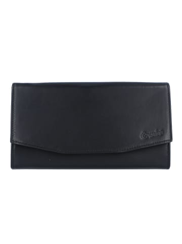 Esquire New Silk Geldbörse Leder 18 cm schwarz