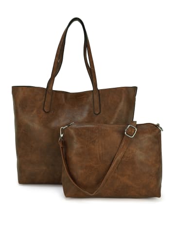 Harpa Shopper SLOAN in chocolate brown