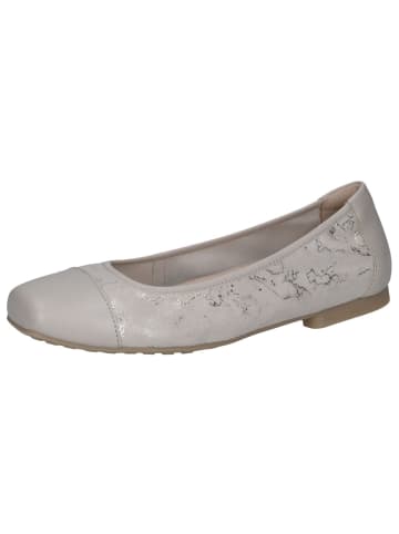 Caprice Ballerina in WHITE/LT.GREY