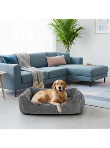 Feandrea Hundebett Beakon in Grau - (B)100 x (H)25 x (T)75 cm