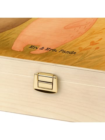 Mr. & Mrs. Panda Teebox Bär und Hase Umarmen Design mit Spruch in Weiß