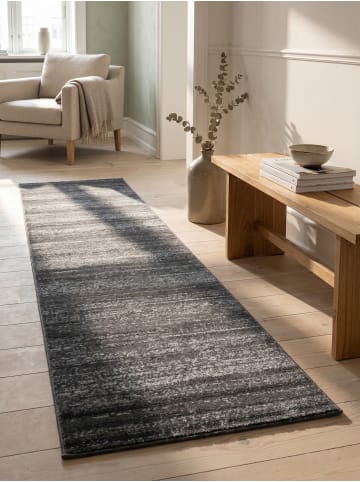 KADIMA DESIGN Teppich Kurzflor Waschbar Einfarbig INN Strapazierfähig OEKO-TEX in Grau