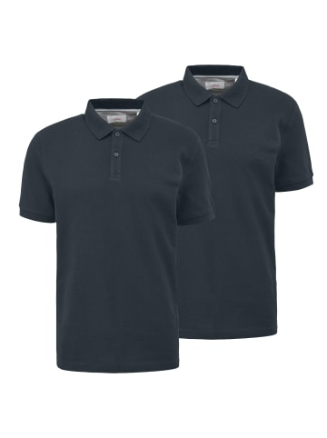 S. Oliver Poloshirts 2er Pack in Anthrazit