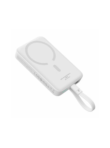 Baseus Baseus Magnetic Mini MagSafe 10000 mAh 30 W Powerbank mit in Weiß