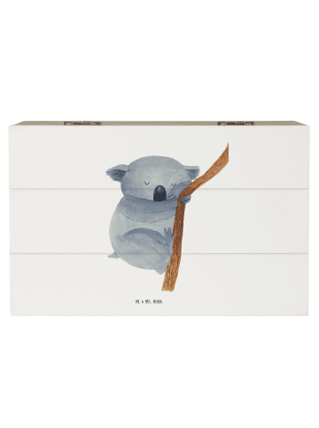 Mr. & Mrs. Panda Holzkiste Koalabär ohne Spruch in Weiß