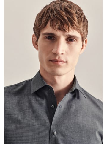 Seidensticker Business Hemd Slim in Schwarz