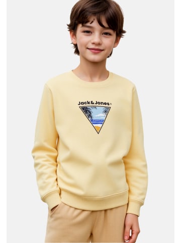 JACK & JONES Junior Sweatshirt 'Perry' in gelb