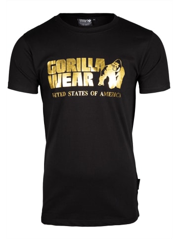 Gorilla Wear T-shirt - Classic - Schwarz/Gold
