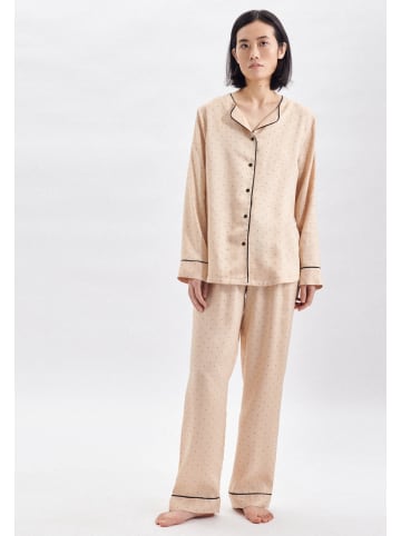 Seidensticker Pyjamahose Regular in Beige