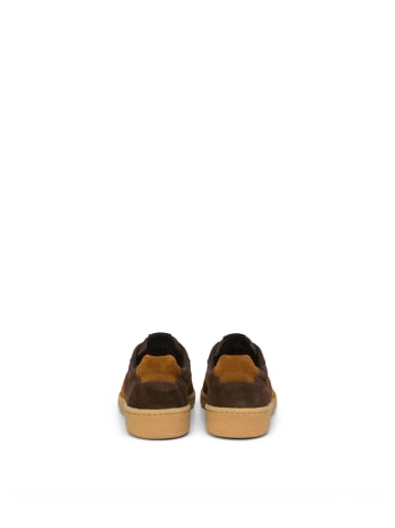 Marc O'Polo Court-Sneaker in dark earth/caramel