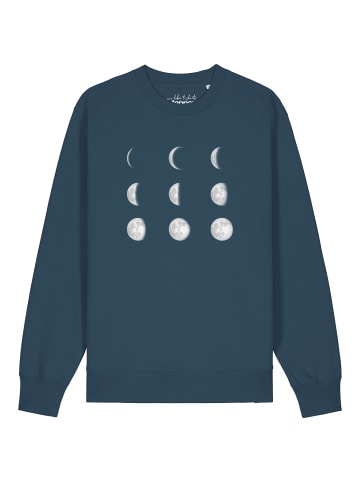 wat? Apparel Sweatshirt Moonphases in Petrol
