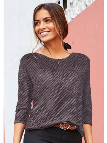 Vivance Rundhalsshirt in beere, navy