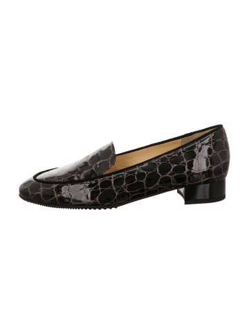 Brunate Flache Pumps in Schwarz