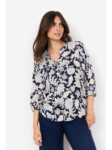 soyaconcept Langarm-Bluse in blau