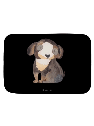 Mr. & Mrs. Panda Badvorleger Hund Entspannen ohne Spruch in Schwarz