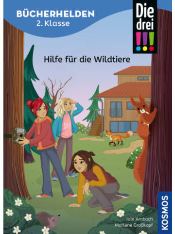 Kosmos Buch - Die drei !!!, Bücherhelden 2. Klasse, Hilfe für die Wildtiere