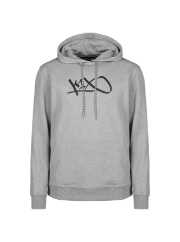 K1X Kapuzenpullover hardwood hoody mk3 in grau / schwarz