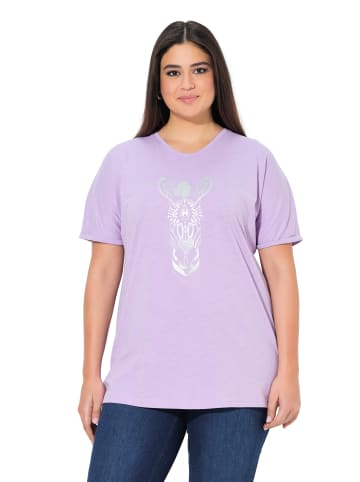 Ulla Popken Shirt in lavendel