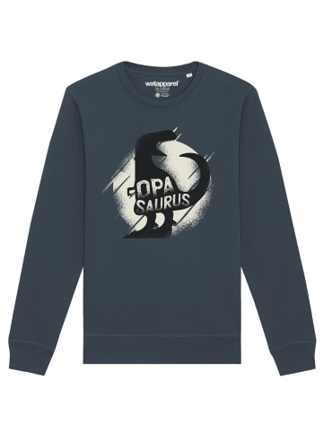 wat? Apparel Sweatshirt Opasaurus in India Ink Grey
