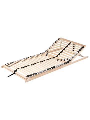 Beliani Lattenrahmen MONTHOIS in Braun - (W) 99 x (H) 11 x (L) 195 cm