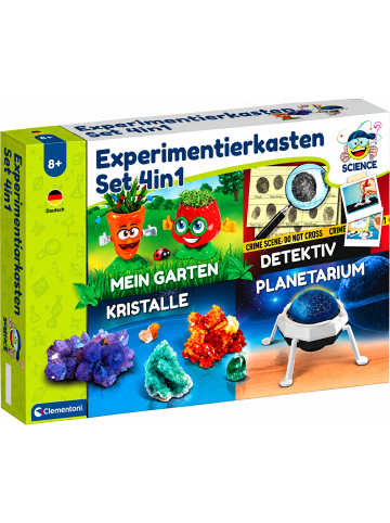 Experimentierkasten Set 4in1 in mehrfarbig
