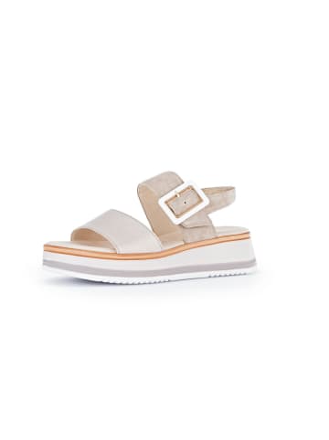 Gabor Plateau Sandalen für Damen in beige