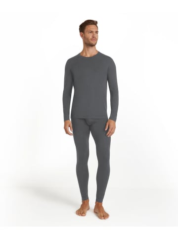 Falke Daily ClimaWool Langarmshirt in Dark grey