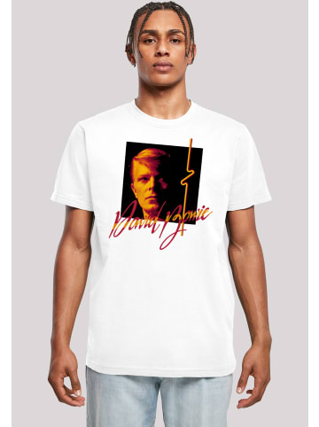 F4NT4STIC T-Shirt David Bowie Photo Angle 90s in weiß