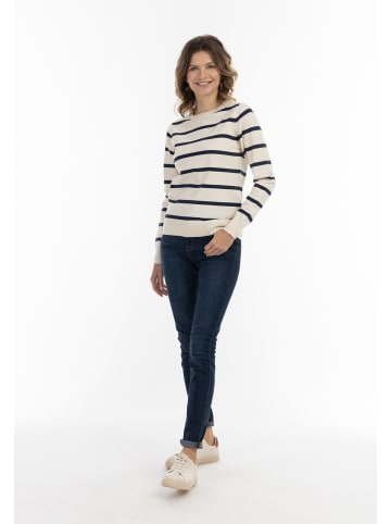 usha BLUE LABEL Strick Pullover in Creme Marine