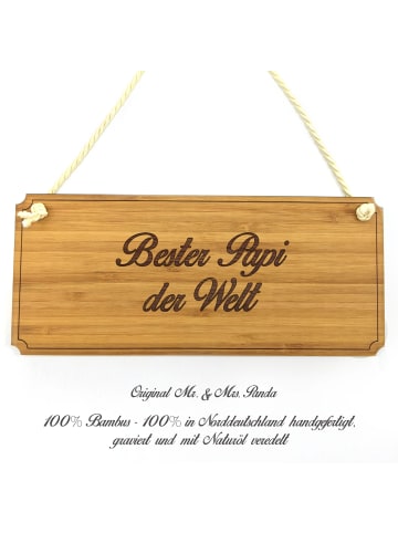 Mr. & Mrs. Panda Praxisschild Papi mit Spruch in Keine Angabe