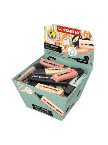 STABILO Textmarker BOSS ORIGINAL NatureCOL. Bonbonkorb 30 Stück/7 Farben