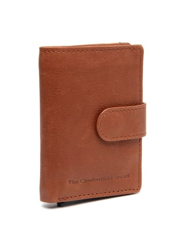 The Chesterfield Brand Kaunas Geldbörse RFID Schutz Leder 7.5 cm in cognac