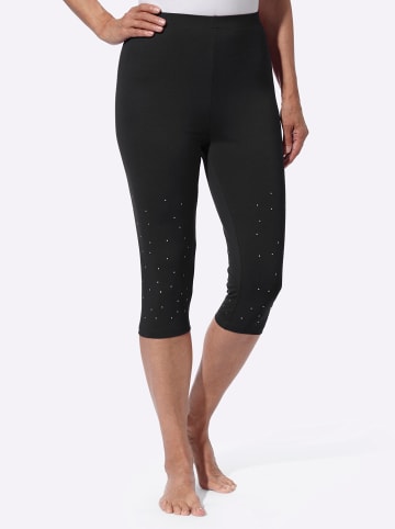 Sieh an! Caprileggings in schwarz