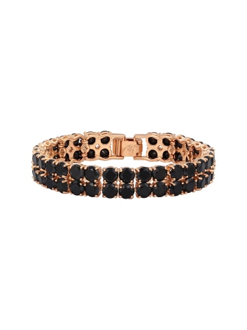 faina Women Bracelet in Rose Gold Black