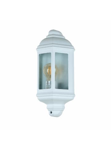 Licht-Erlebnisse Außen Wandlampe (B)17 x (H)36 cm in Weiß