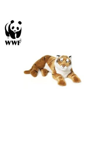 WWF Plüschtier Tiger (liegend, 81 cm) in braun