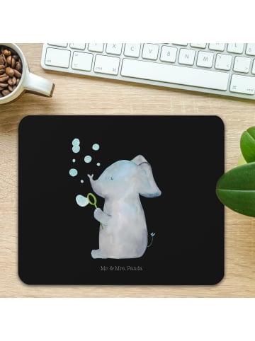 Mr. & Mrs. Panda pc mousepad Elefant Seifenblasen ohne Spruch in Schwarz