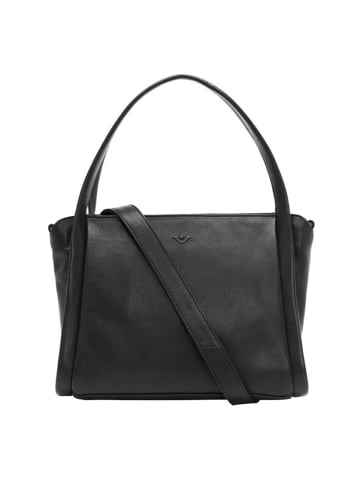VLD VOi Leather Design 4Seasons Schultertasche Leder 29 cm in schwarz