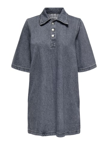 ONLY Kleid in Grey Denim